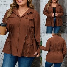 Plus Size Women Corduroy