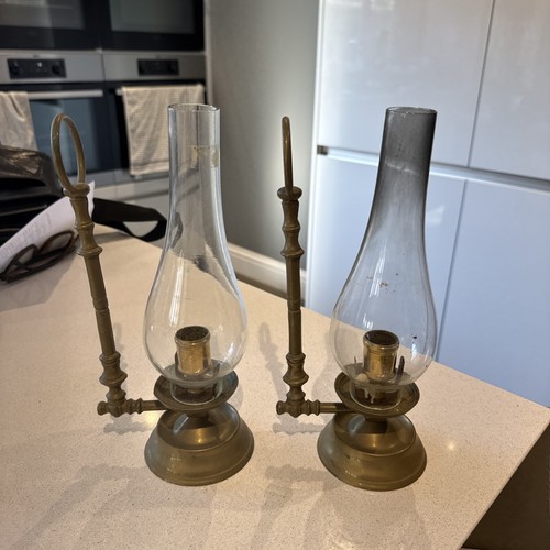 Pair vintage brass - of,