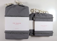 TED BAKER MAGNOLIA TUFTED COTTON BEDDING DUVET COVER PILLOWCASES SET - ALL SIZES