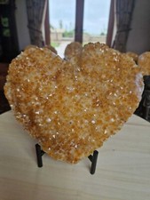 HUGE Citrine Heart 16