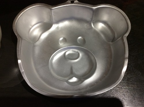 Wilton teddy bear face - bear, cake