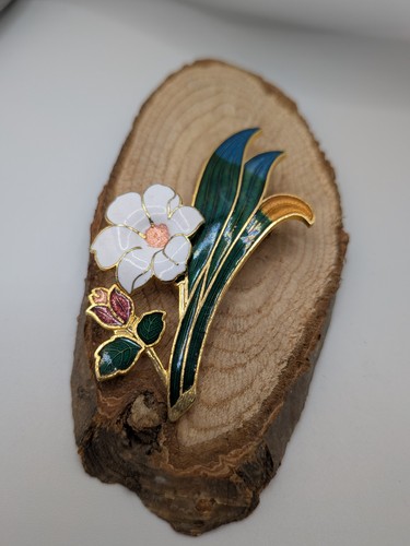 Vintage flower cloisonne - flower,