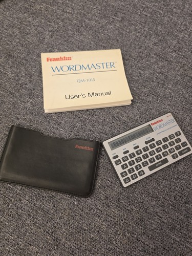 Franklin wordmaster 1015 - franklin, qm-1015