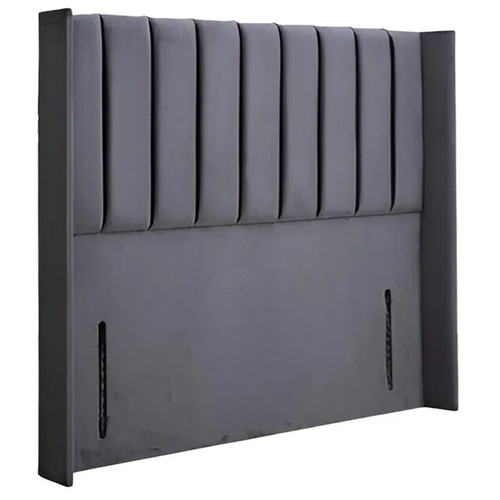 Headboard panelled plush - panelled,