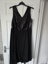 Yours Size 22 Black Sequin