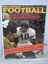 Vtg 1970 Inside Football Sport