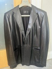 Gents Prada Black Leather S/B