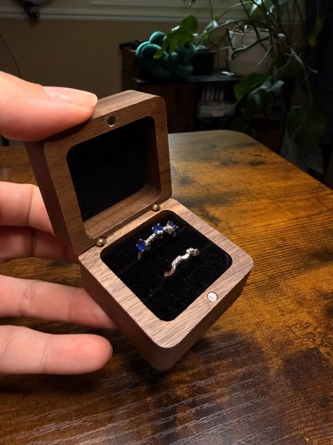 Vintage 14k white - gold, natural