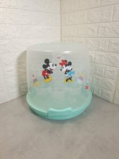 Mickey & Minnie Mouse 24 Cake Stand Caddy Carrier Disney Store Eats
