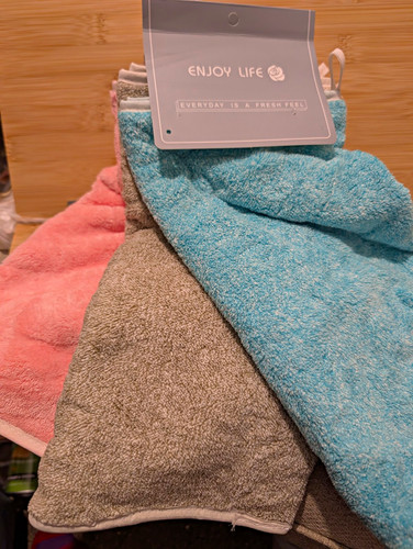 Enjoy life cotton washcloth - enjoy,