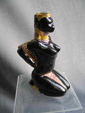 Vintage ceramic Drioli liquer bottle Italy c 1960s