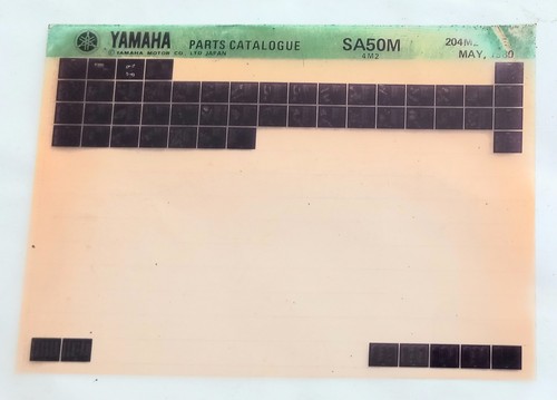 Yamaha scooter sa50m 4m2 - yamaha,