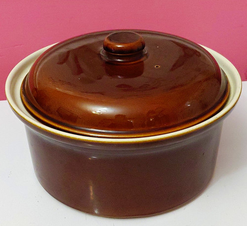Brown cream glossy ceramic - glossy,