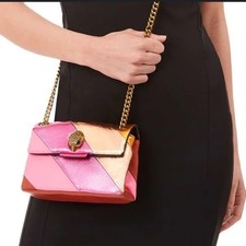 Kurt Geiger London Women's Pink Mini Kensington S Leather Crossbody Bag