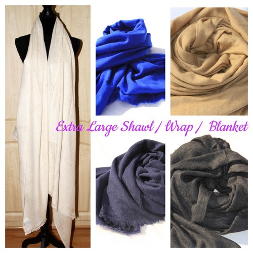 Large cashmere shawl - large,