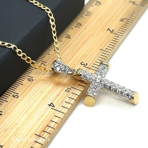 9ct gold unisex - 9ct, cz