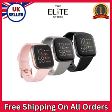 New Fitbit Versa 2 Health & Fitness Smartwatch Voice Control Sleep Score Music