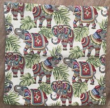 Cushion cover indian elephant - cover,