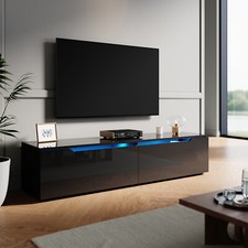 High gloss black floating - gloss, tv