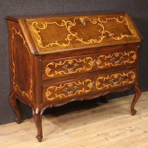 Inlaid bureau furniture desk