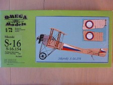 Omega Model Airplane 1/72 Ref 72057 Sikorski S-16.154
