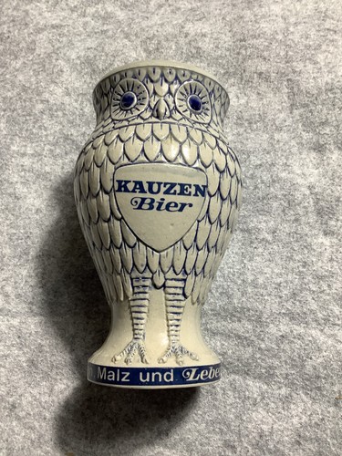 Vintage stoneware owl - owl, kauzen