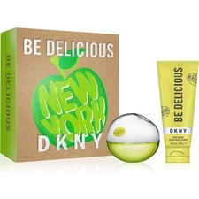 DKNY Be Delicious 100ml EDP + 100ml Body Lotion for Women GIFT SET BRAND NEW