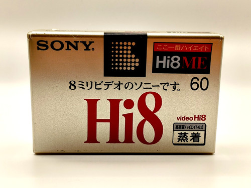 Sony hi8 video cassette - hi8,