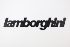 1966-90 Lamborghini Miura Urraco Espada Countach OEM Script Badge Emblem