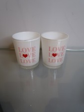2 X YANKEE CANDLE LOVE VOTIVE