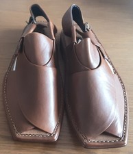 Fayva HandMade Leather  BROWN Sandal - Size 43 (9)