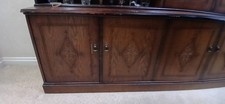 Mahogany Wooden Wall Unit with