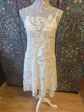 Zara White Lace Short Dress