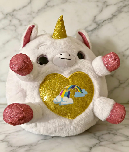 White unicorn plush - white, toy