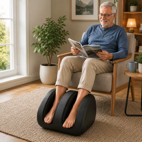 Foot and leg manual massager