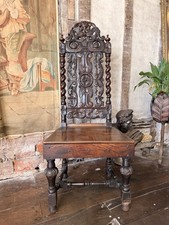 Elborate Antique Carved  Oak