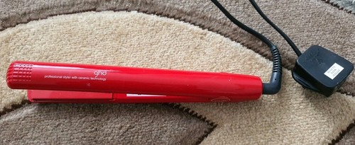 Red ghd hair straighteners - red,