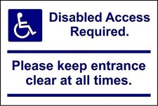  Disabled access required