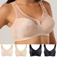 Large Size Women Bra Lightweight Wireless Brassiere Big Boobs Underwear Bralette
