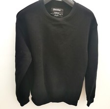 Womens Bershka Black Oversized Junper Size XS 27inch Length, 