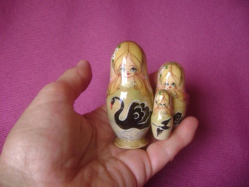 1993 russian miniature wooden - miniature,