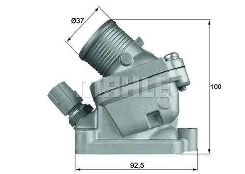 Thermostat 90d mahle - mahle, for