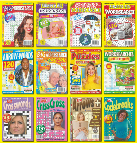 Puzzle magazines new just - puzzle,