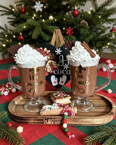 Hot chocolate christmas - chocolate, set