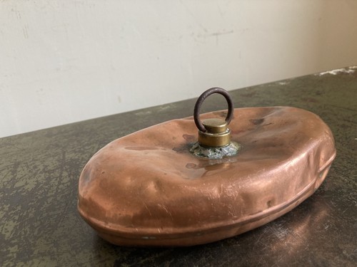 Antique copper bed - copper, warmer