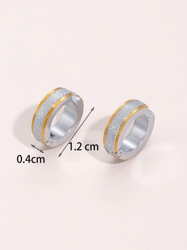 Stainless steel ear cuff - stainless,
