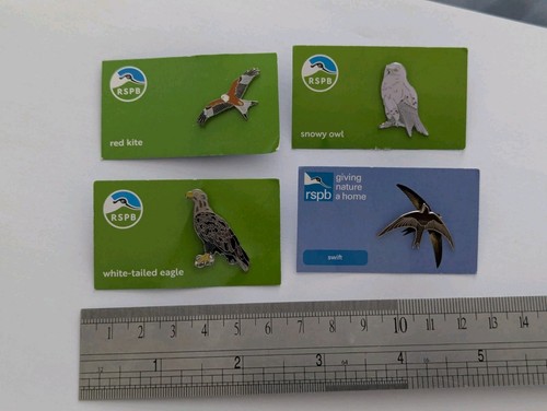 Rspb bird enamel - enamel, pin