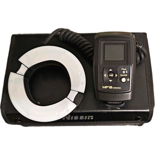 Nissin mf18 macro ring flash - nissin,