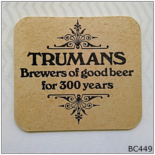 Trumans brewers good beer - brewers,