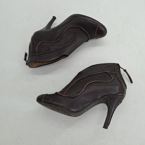 Lady brown leather fly - lady's,